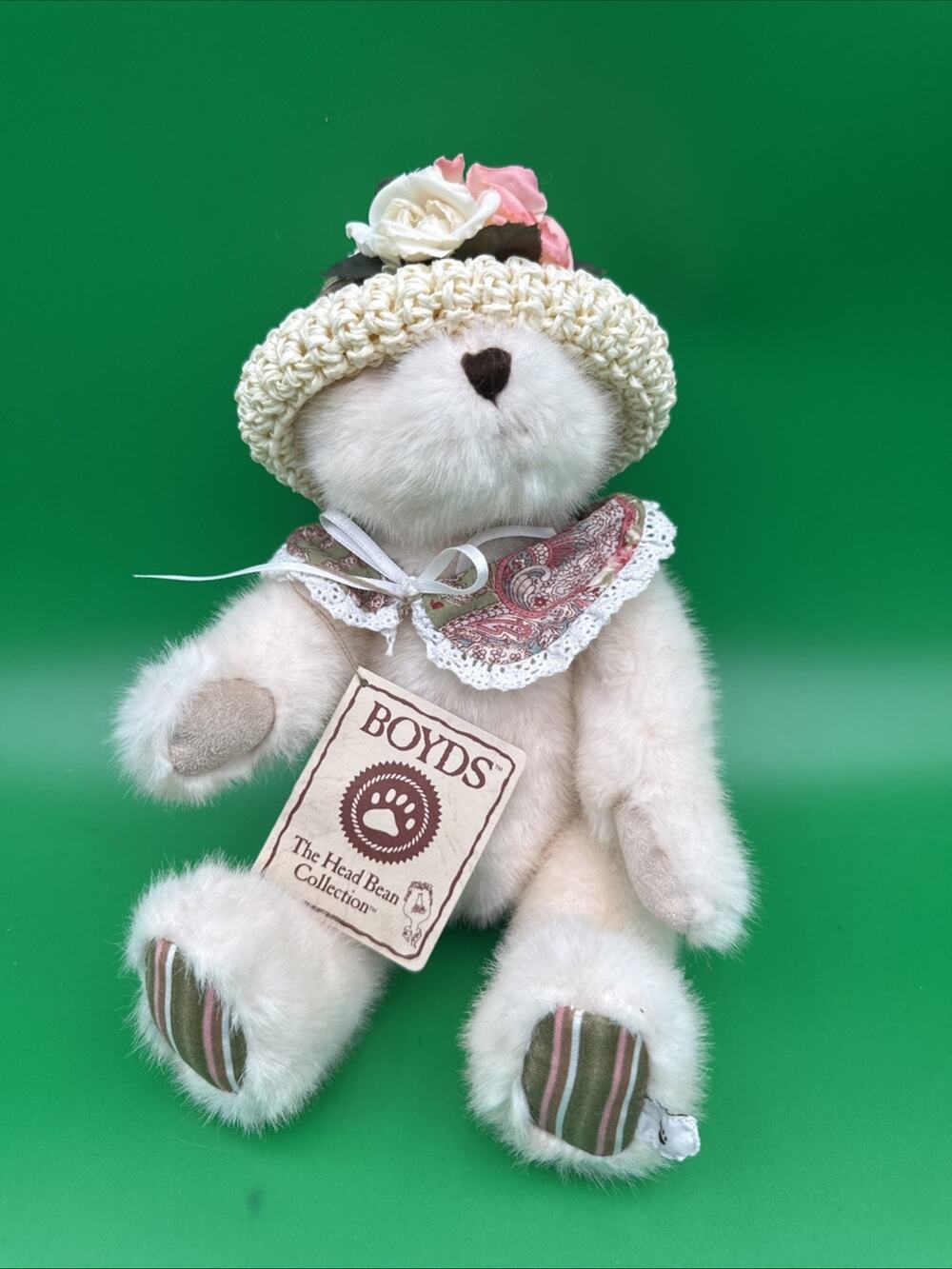 Boyds Bears Plush KAYLEIGH MARIE PAISLEY Fabric Best Dressed Spring 904614